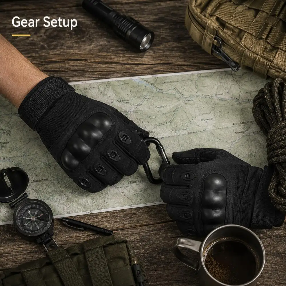 Hard Impact-Resistant Tactical - Work Glove Impact review and price