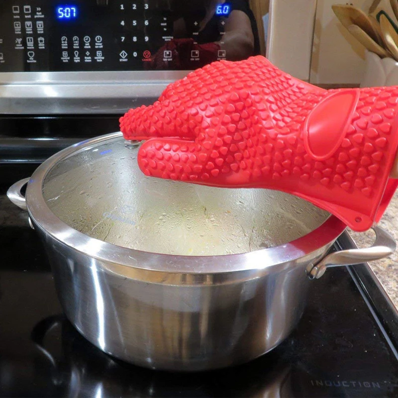 BBQ Silicone Grilling gloves B - Oven Mitt Silicone review and price