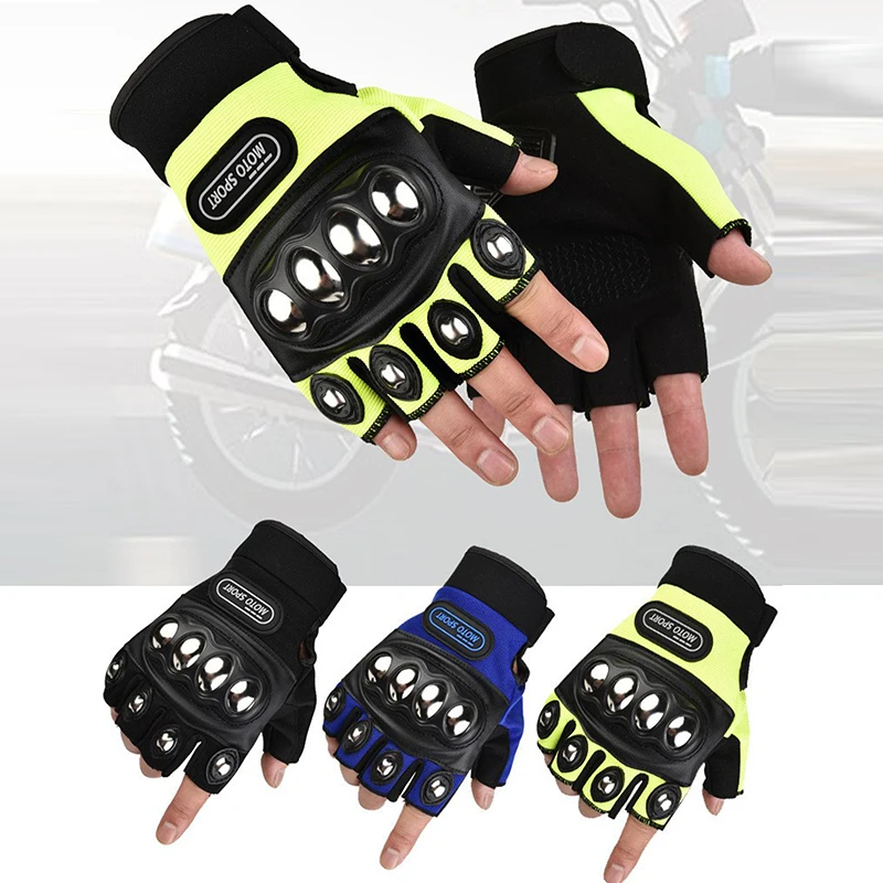 Half Finger Protective Motorcy - Motorcycle Glove Knuckle review and price