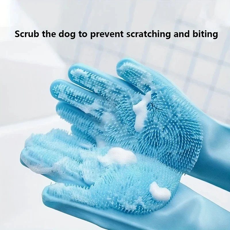 Pet Grooming Cleaning Gloves D - Rubber Glove Cleaning review and price