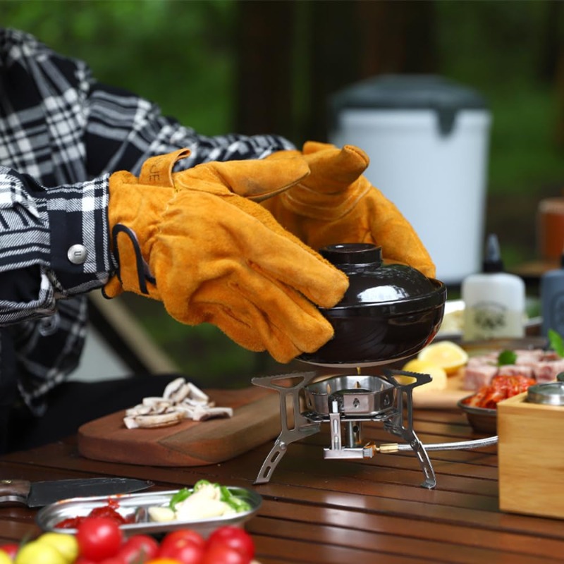 Outdoor BBQ Grilling Heatproof - Heat Resistant Glove review and price