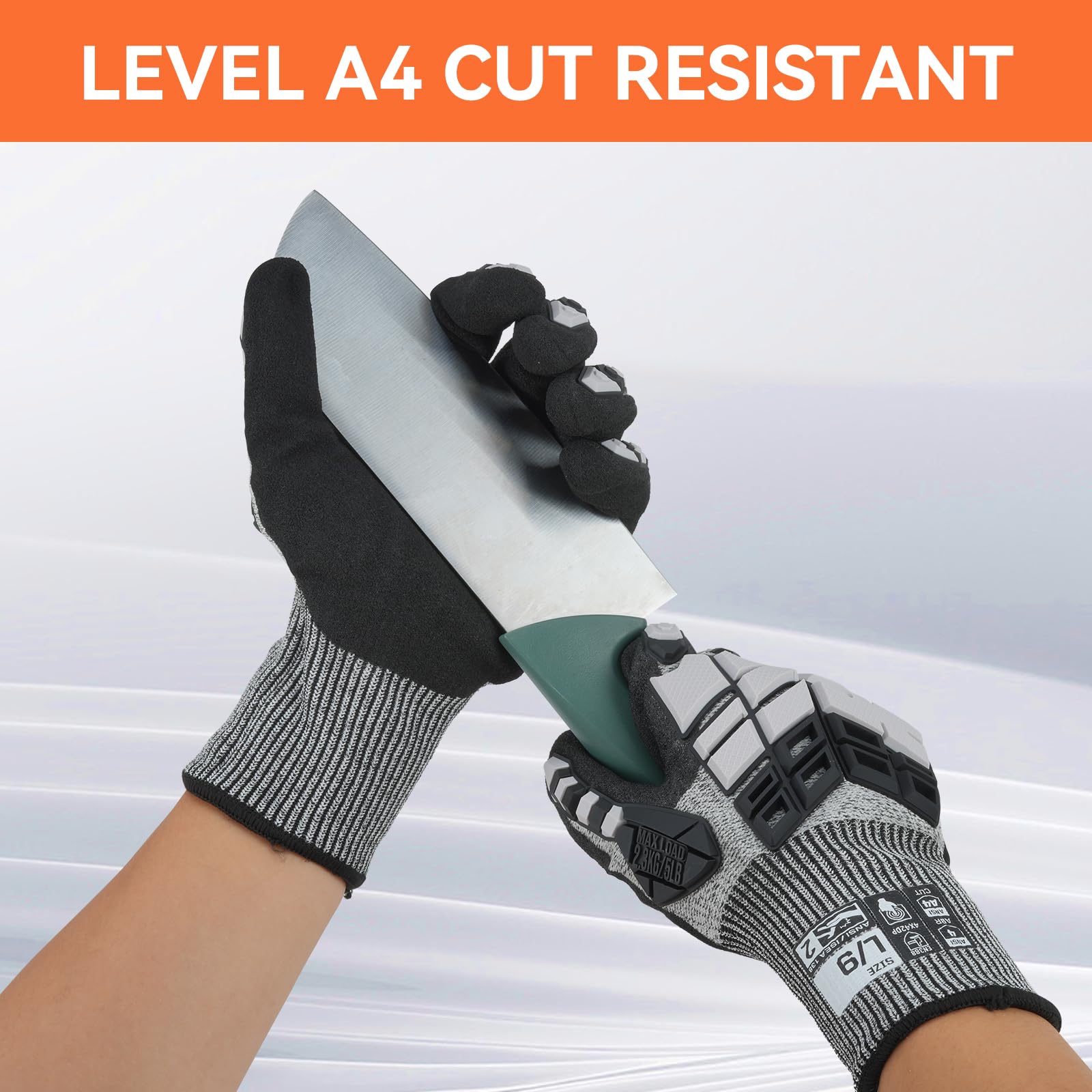 Anti-Impact Gloves With Cut-Re - Work Glove Impact review and price